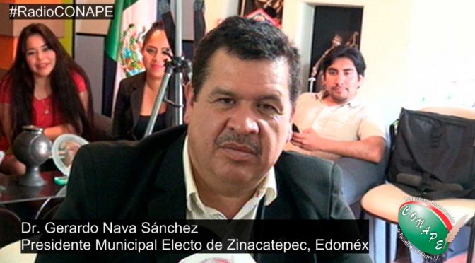 #RadioCONAPE en vivo – Entrevista con el Presidente Municipal Electo de #Zinacantepec, Gerardo Nava Sánchez